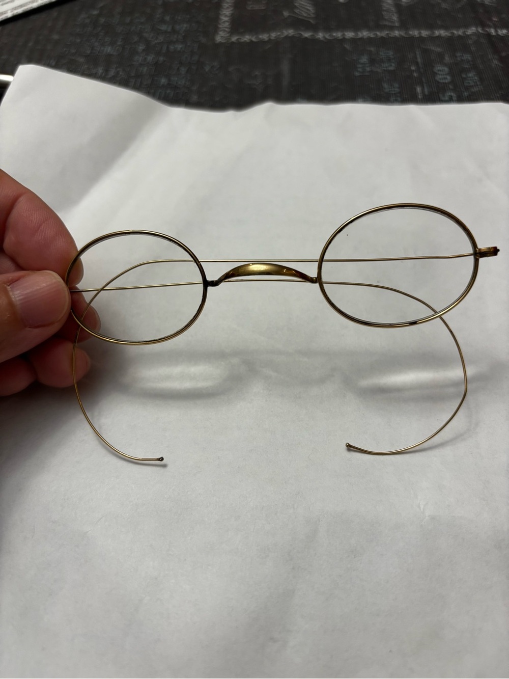 antique glasses